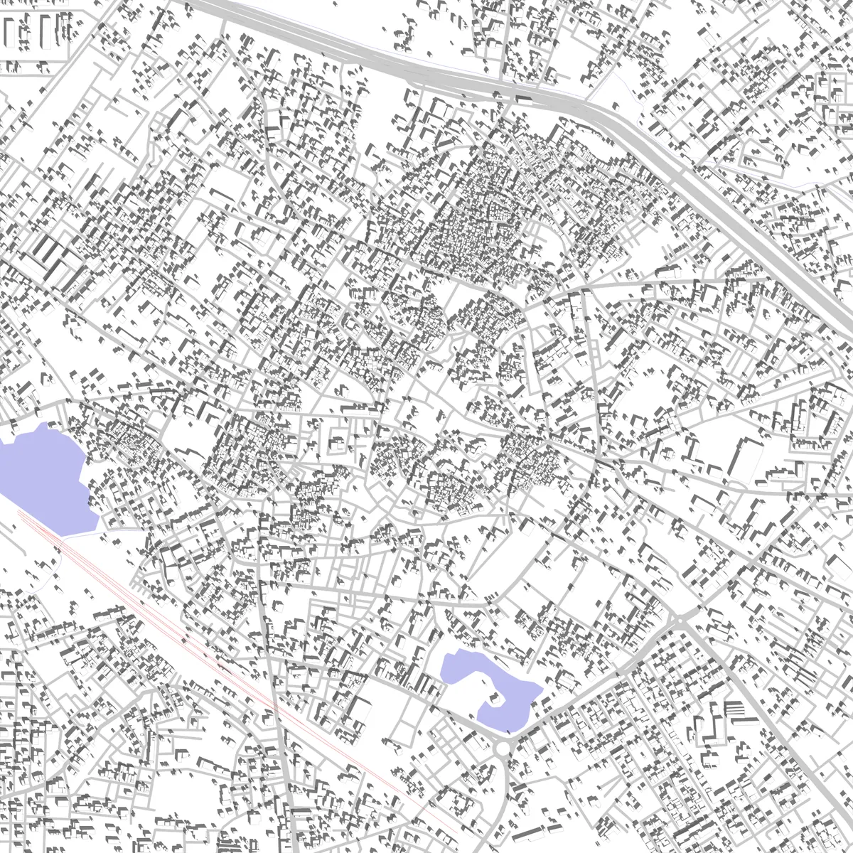 Ambala Lageplan (2,5 km)