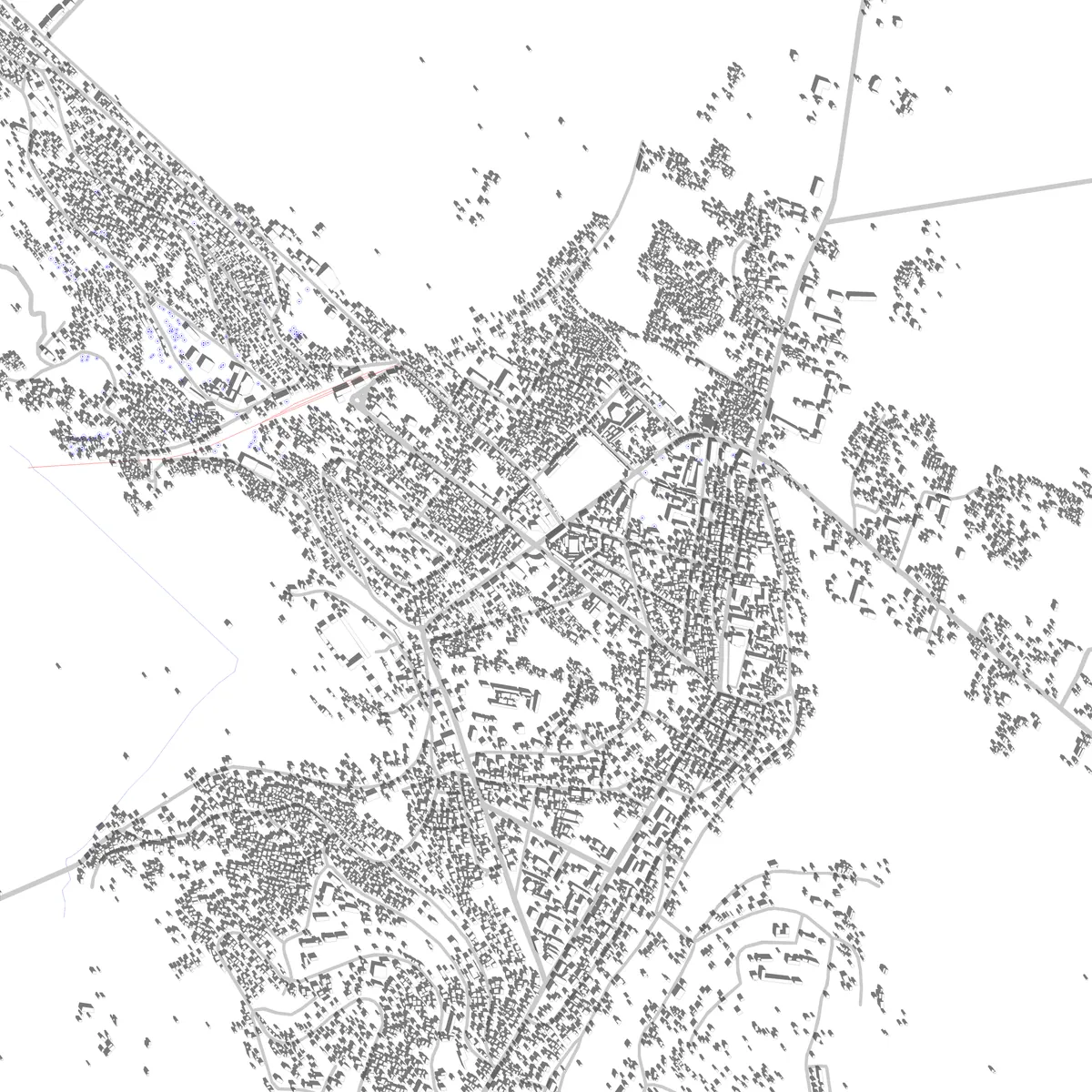 Ambatondrazaka plan de situation (2,5 km)
