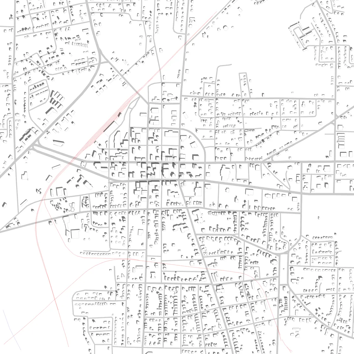 Americus Lageplan (2,5 km)