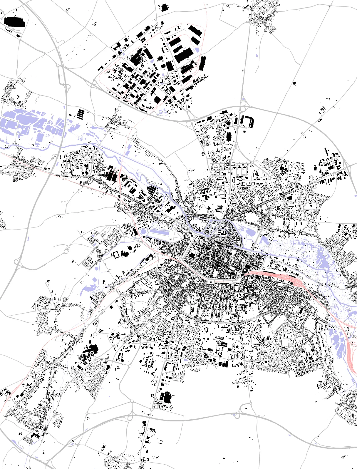 Amiens plan de masse