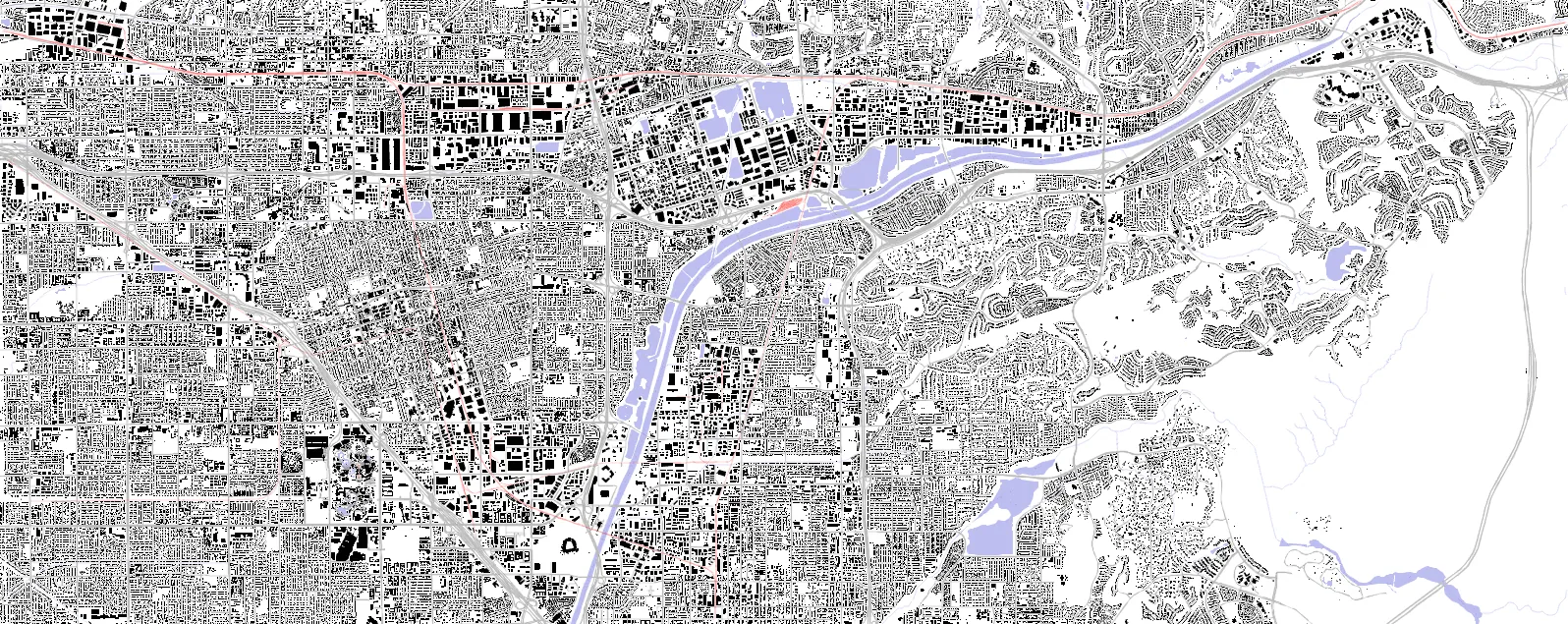 Anaheim figure ground plan