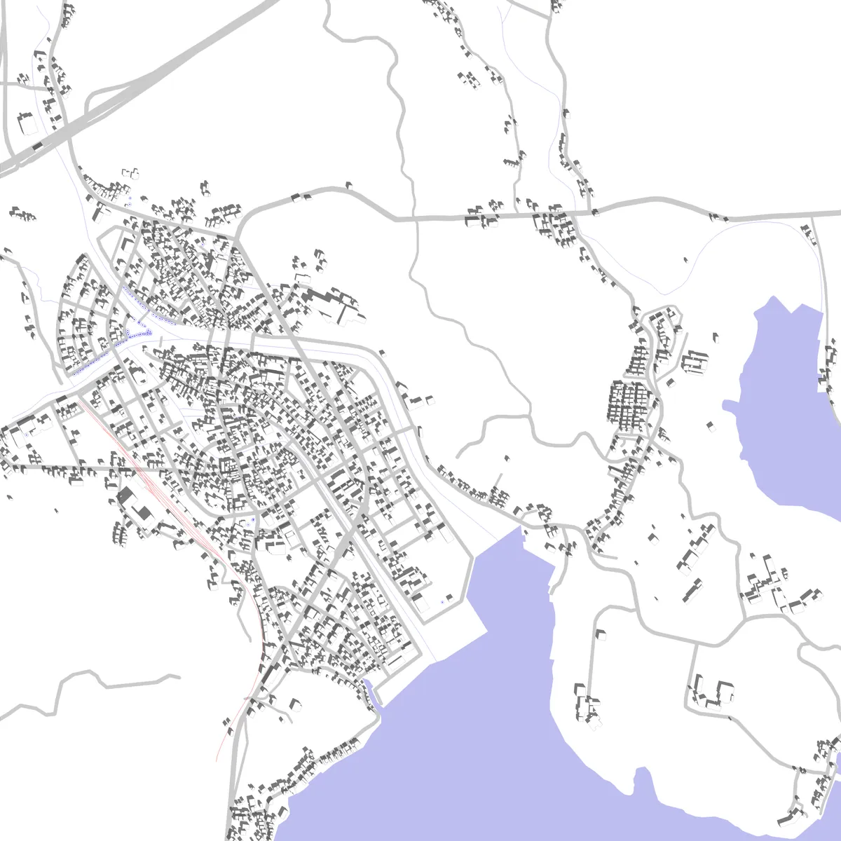 Anamizu Lageplan (2,5 km)