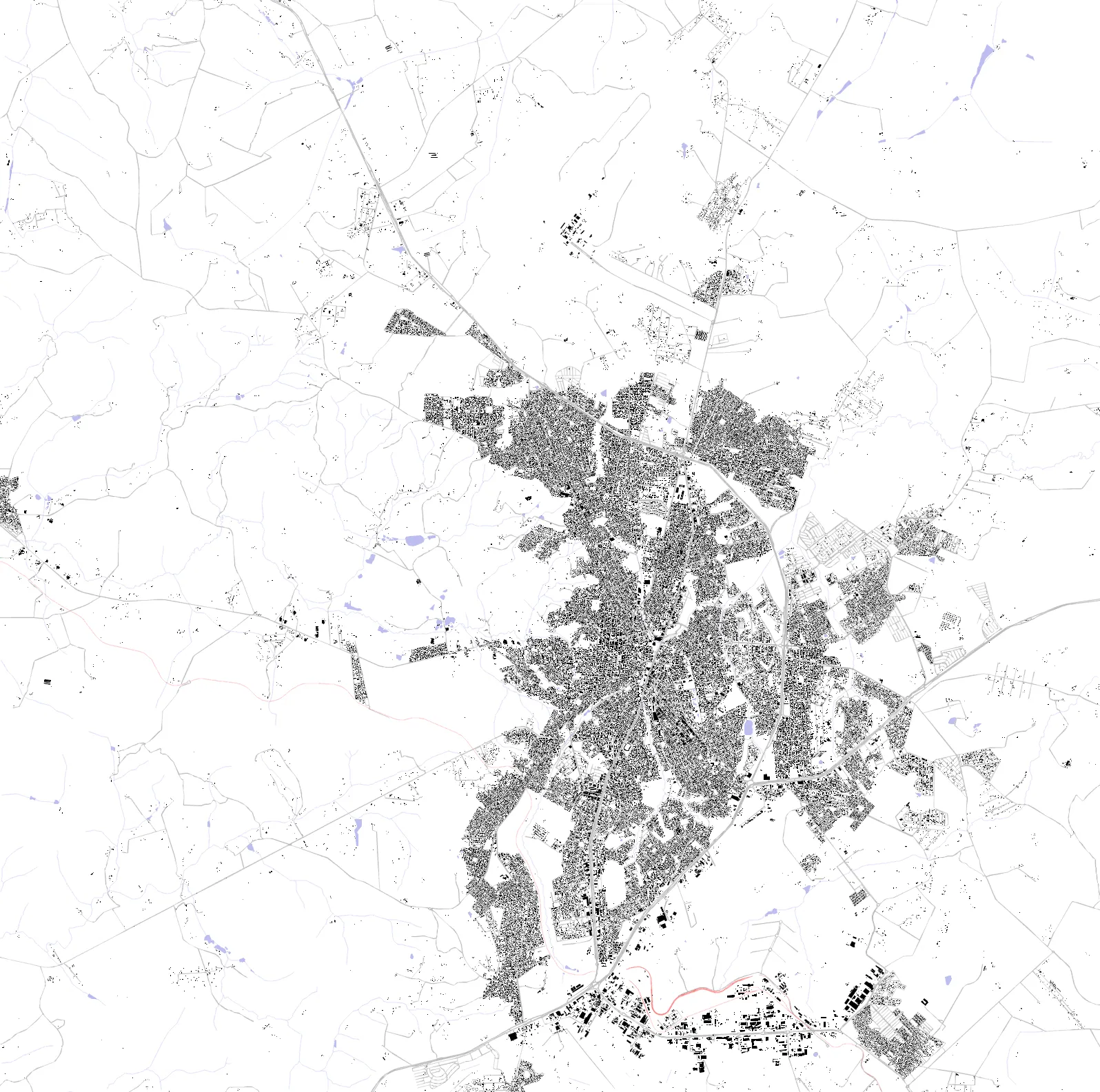Anápolis planta de cheios e vazios