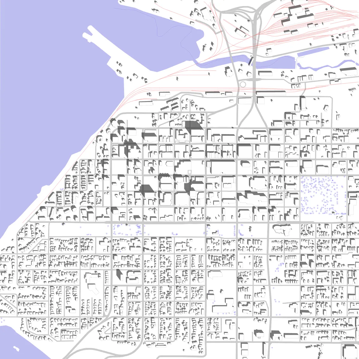 Anchorage site plan (2.5 km)