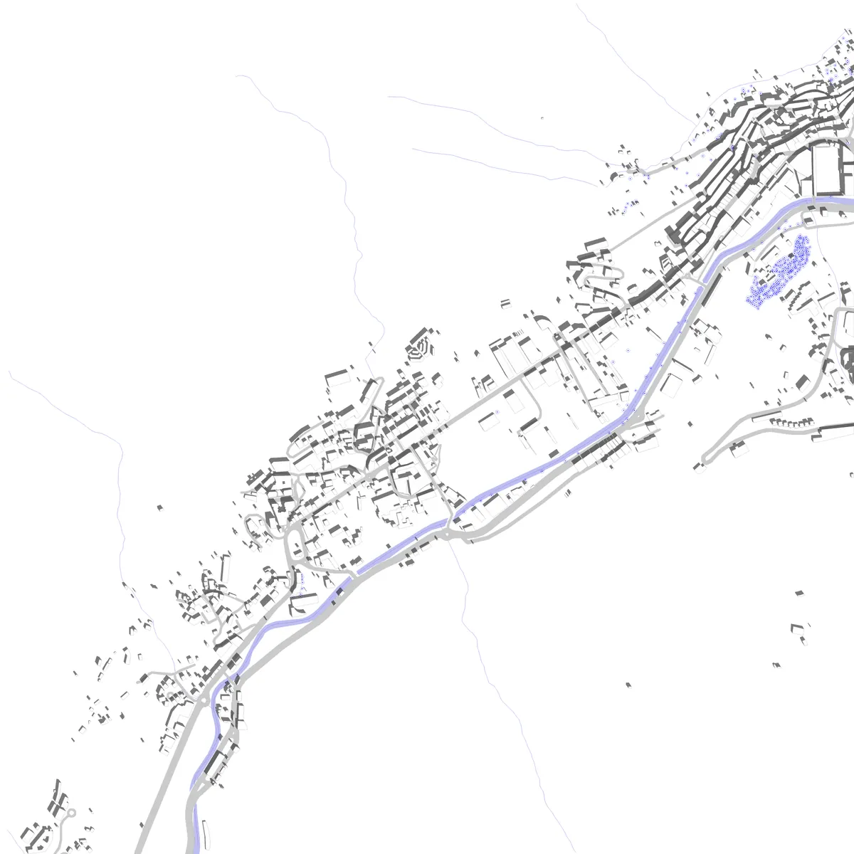 Andorra la Vella Lageplan (2,5 km)