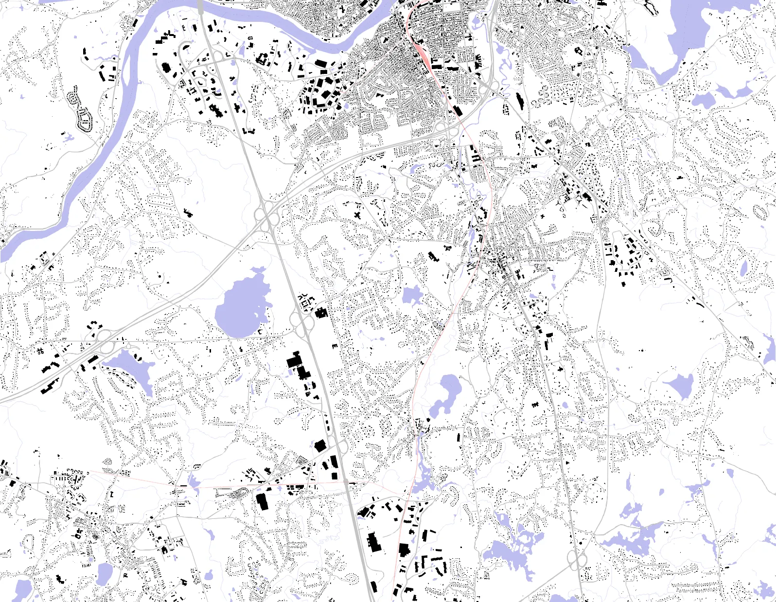 Andover figure ground plan