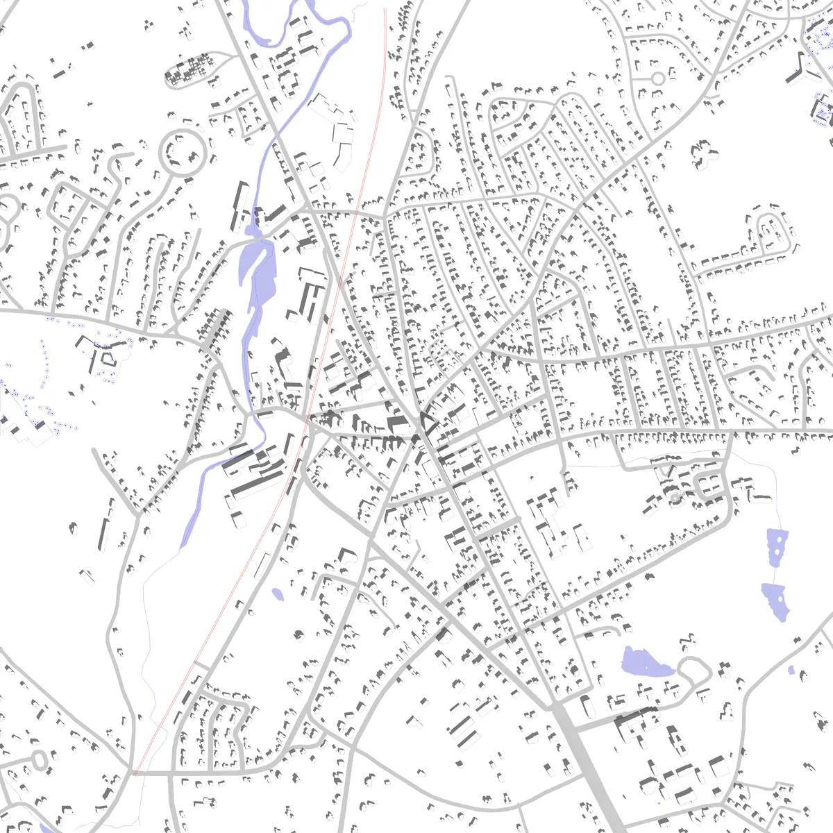Andover site plan (2.5 km)