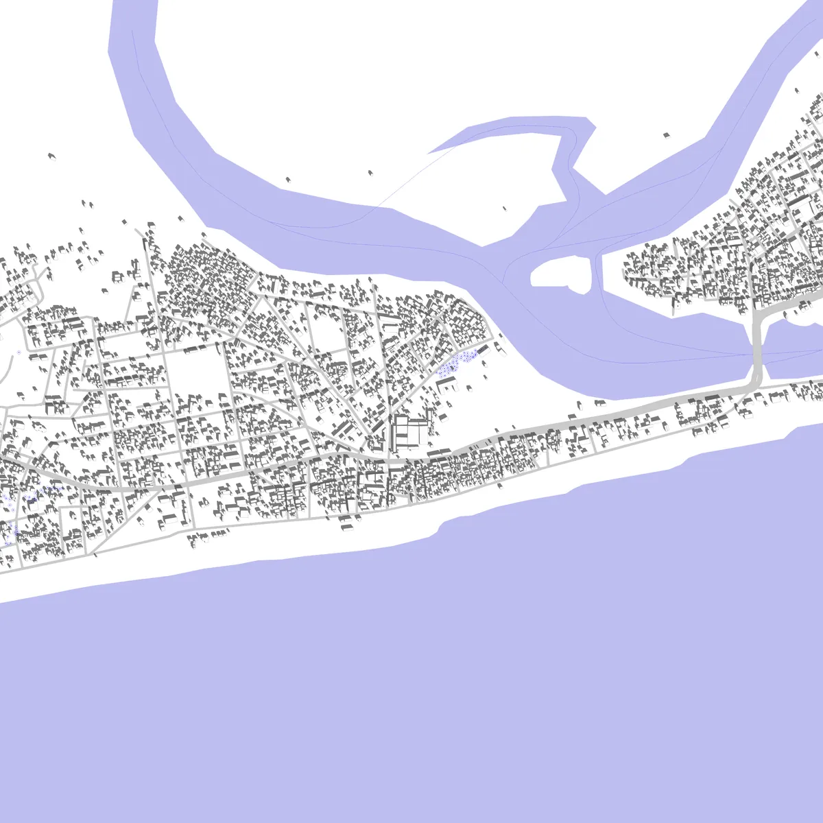 Aného site plan (2.5 km)