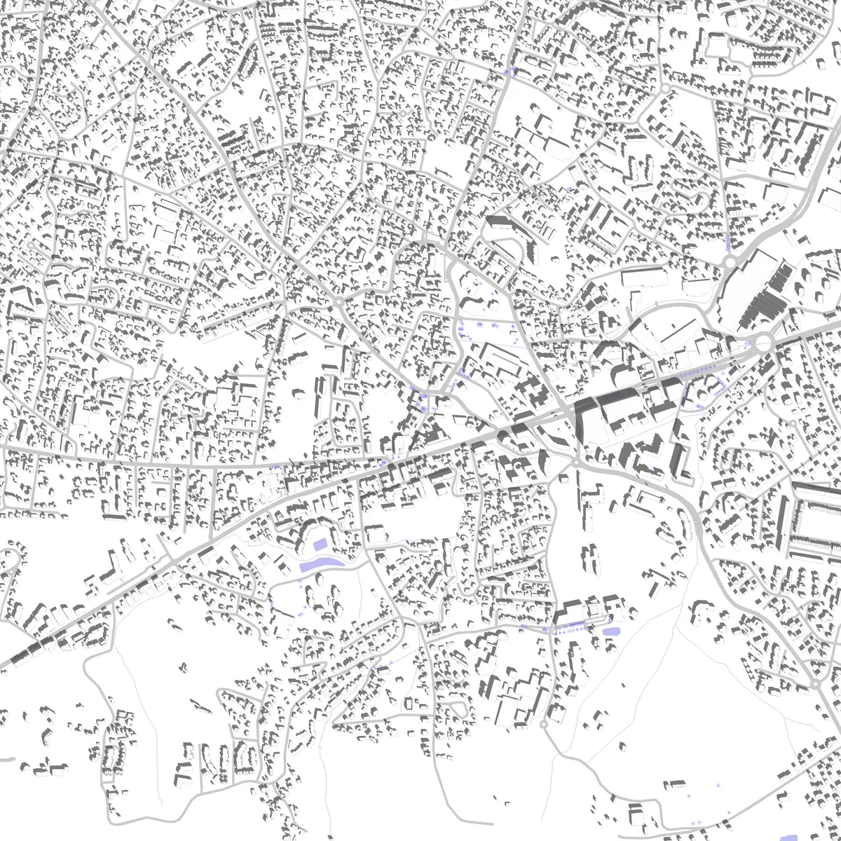 Anglet Lageplan (2,5 km)