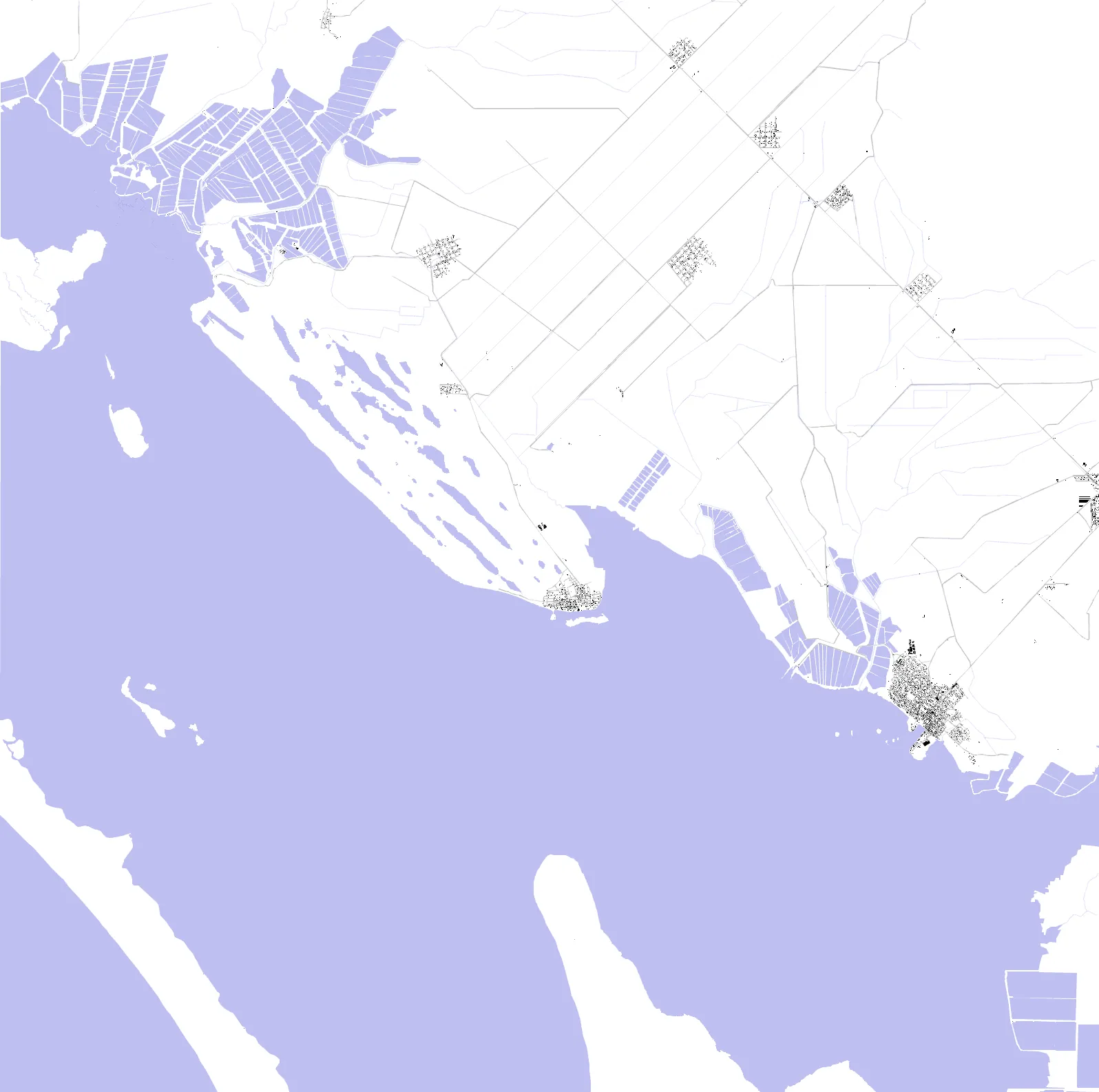 Angostura plano de masas