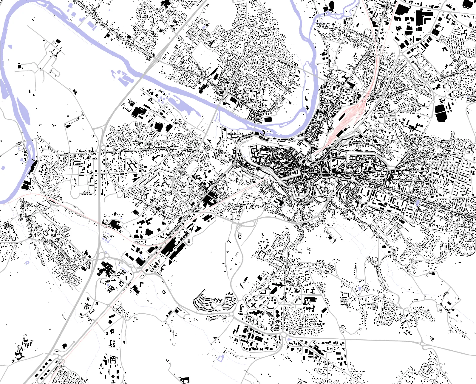 Angoulême plan de masse