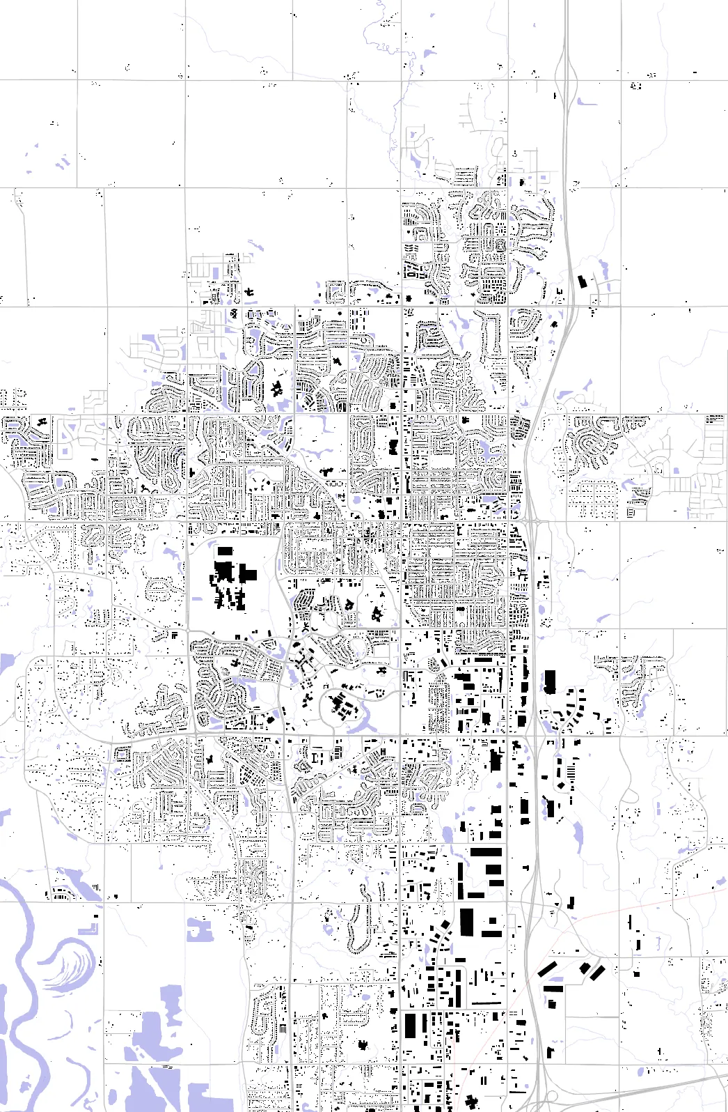 Ankeny Schwarzplan