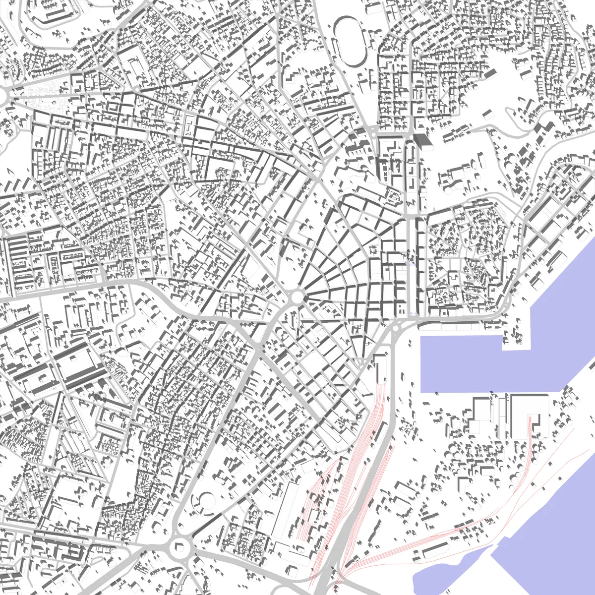 Annaba Lageplan (2,5 km)