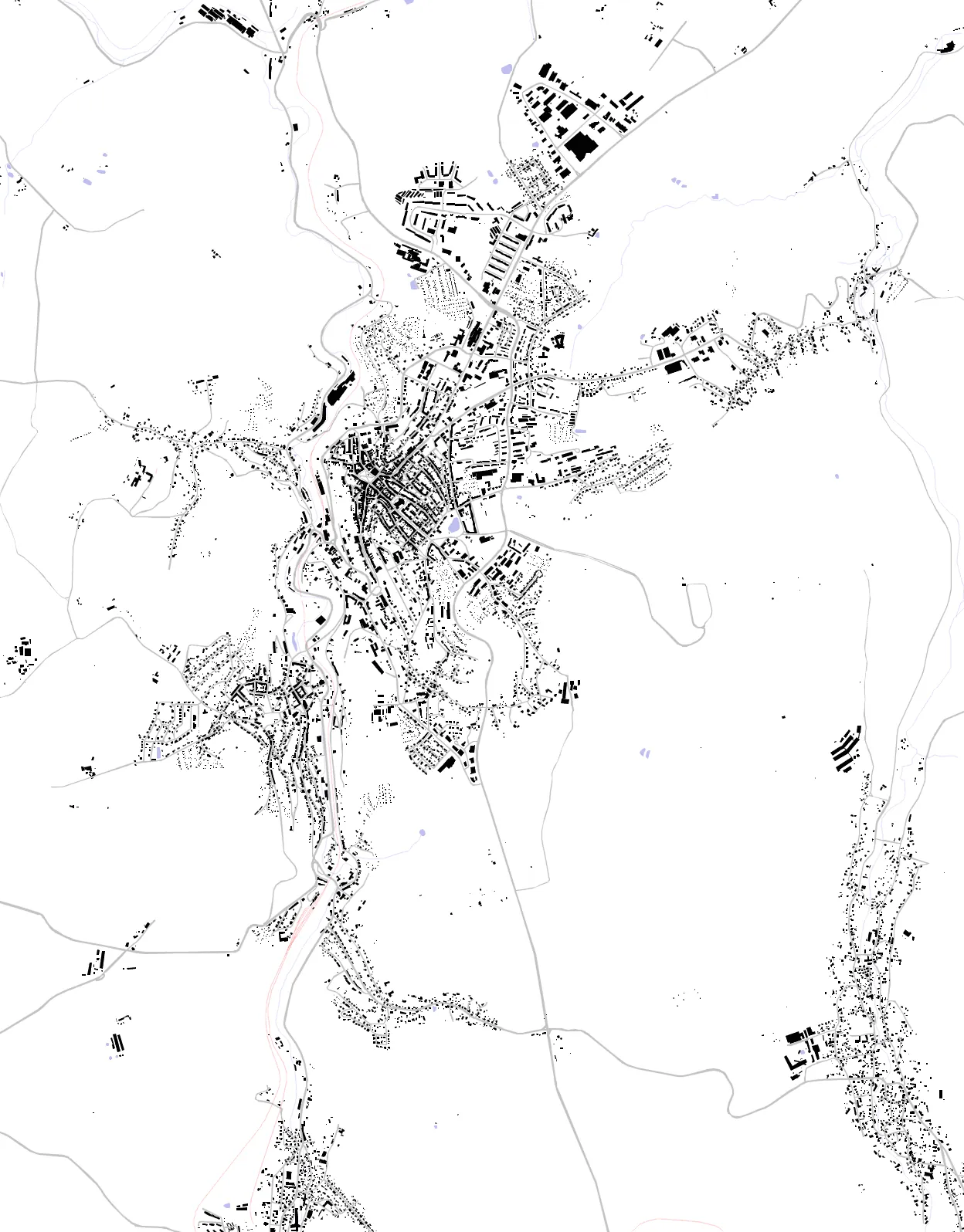Annaberg-Buchholz figure ground plan