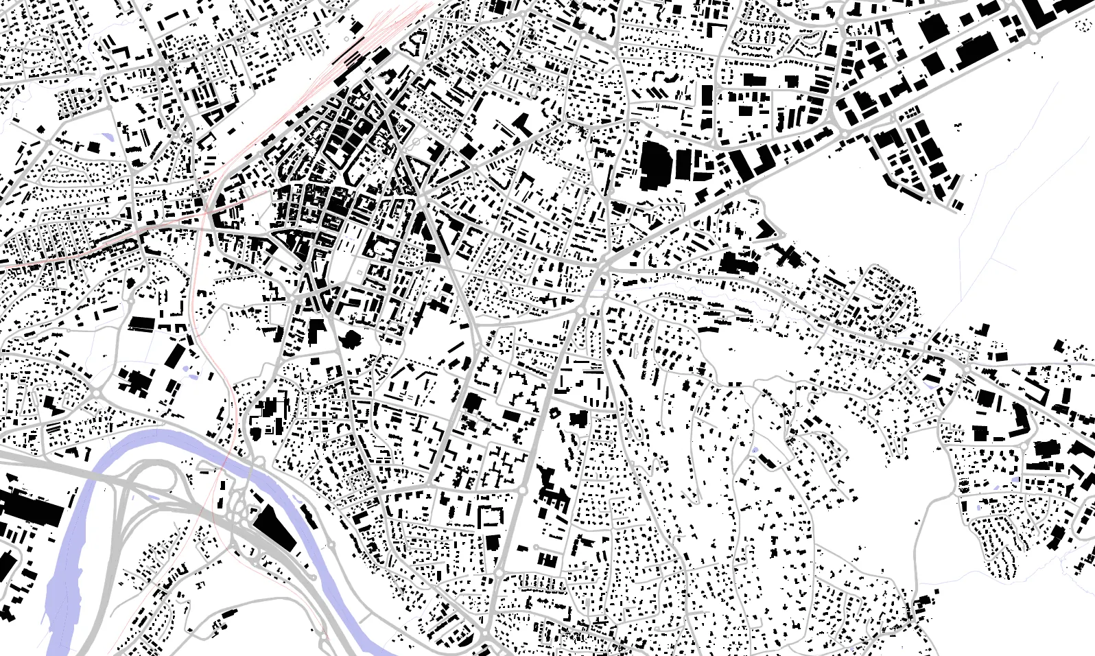 Annemasse Schwarzplan