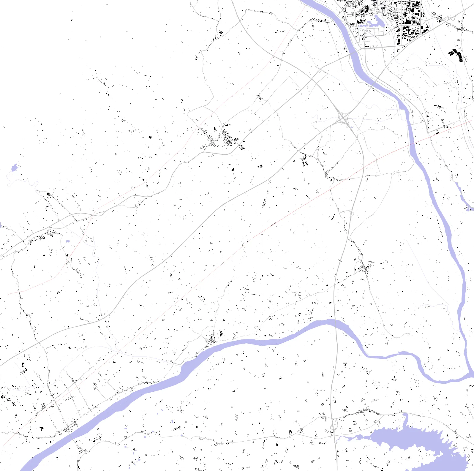 Anqing figure ground plan