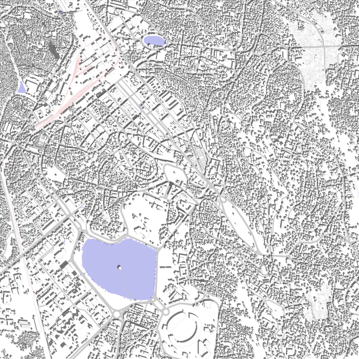 Antananarivo site plan (2.5 km)