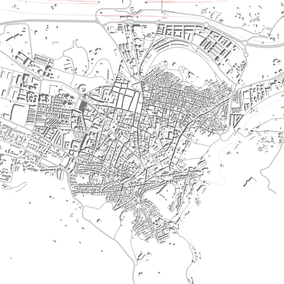 Antequera plano de situación (2.5 km)