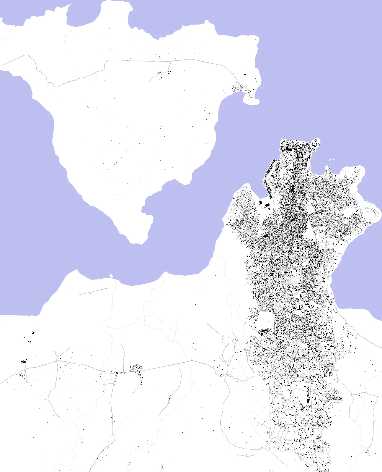 Antsiranana figure ground plan