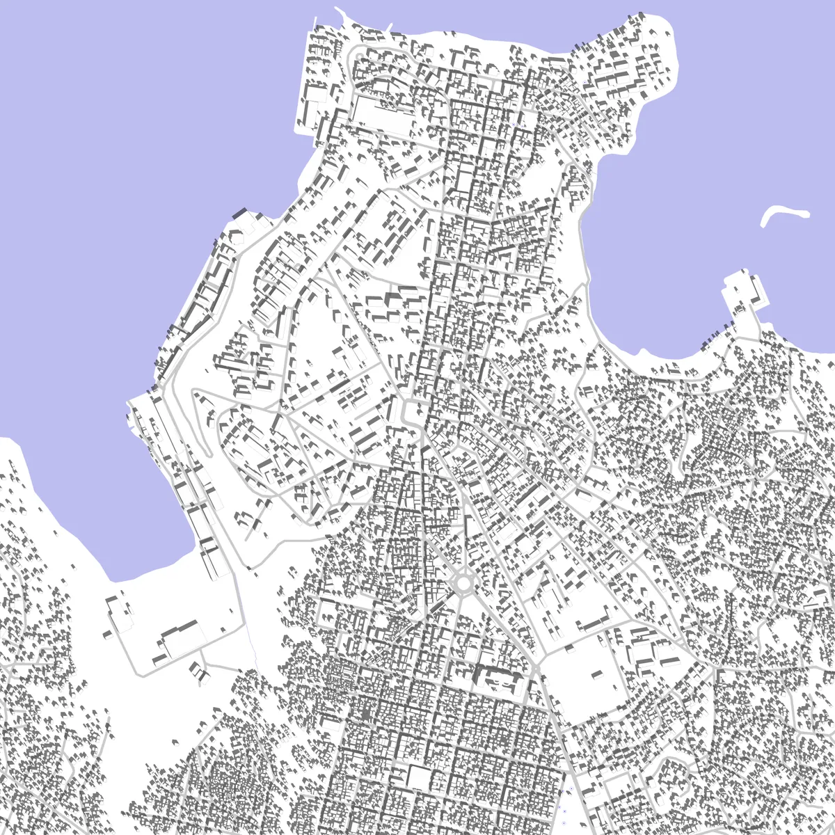 Antsiranana site plan (2.5 km)