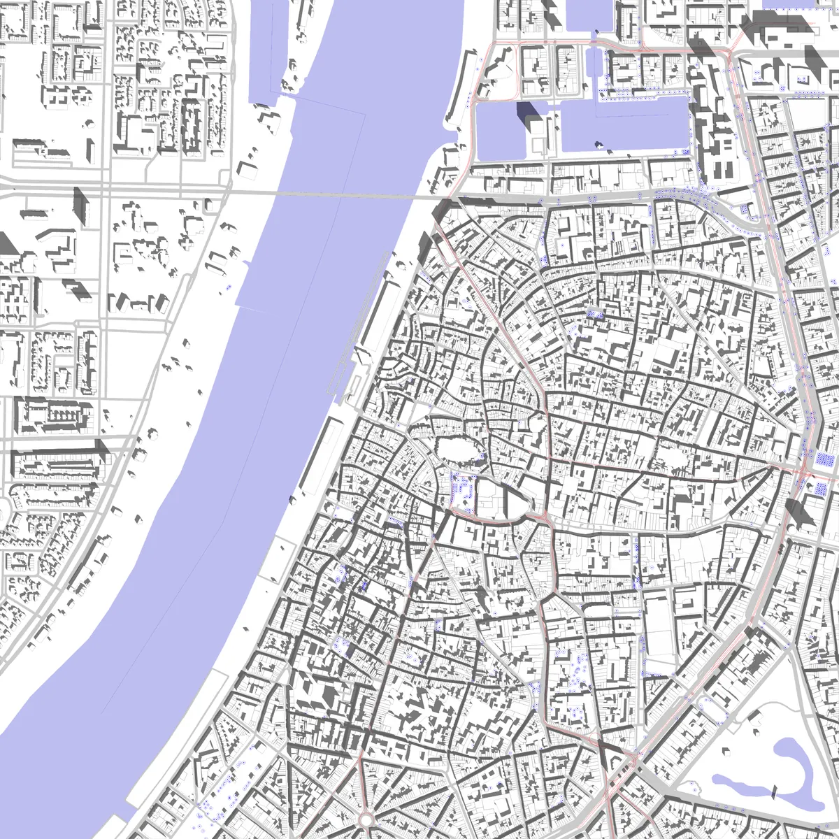 Antwerp plan de situation (2,5 km)