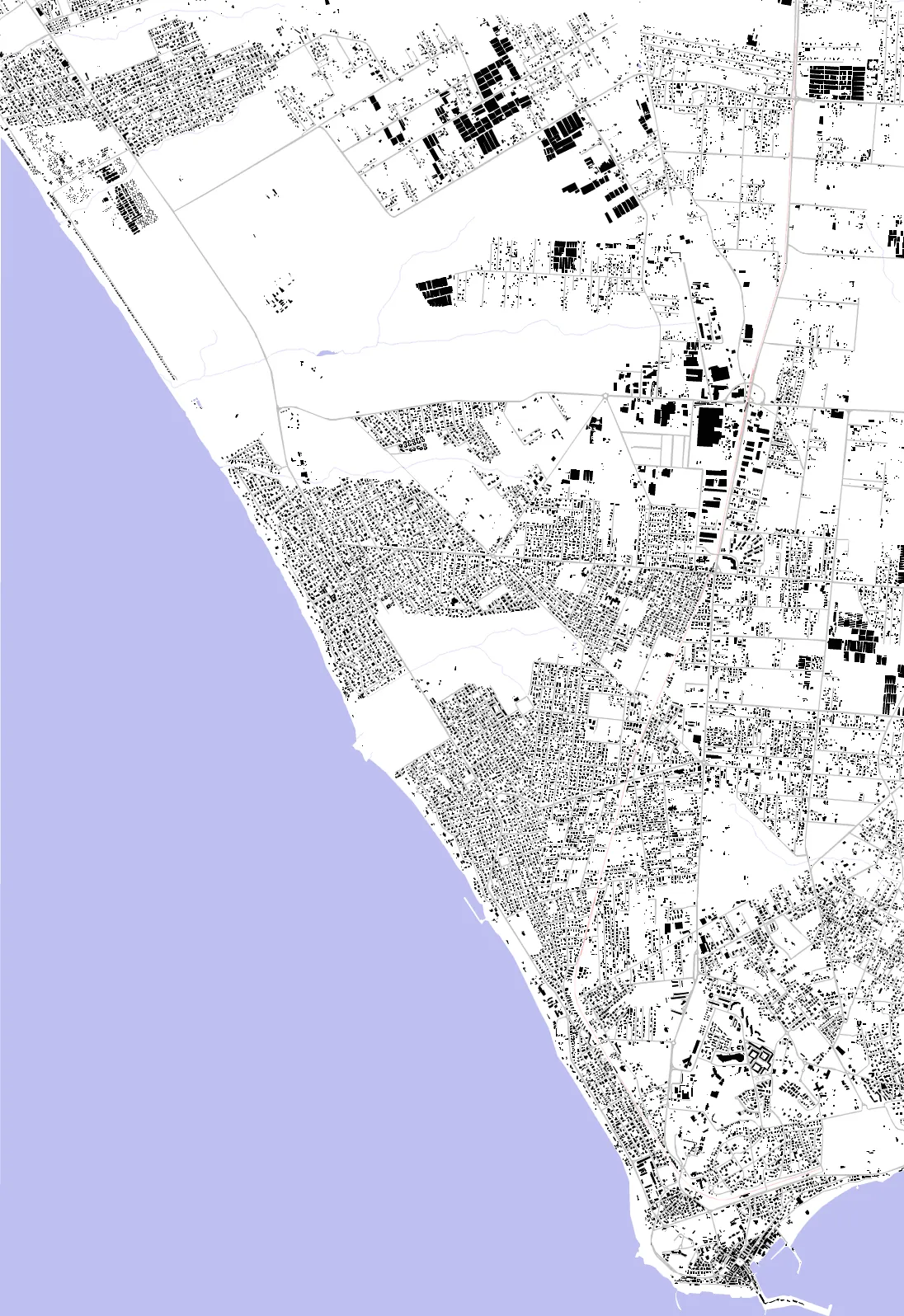 Anzio planimetria a figura-sfondo