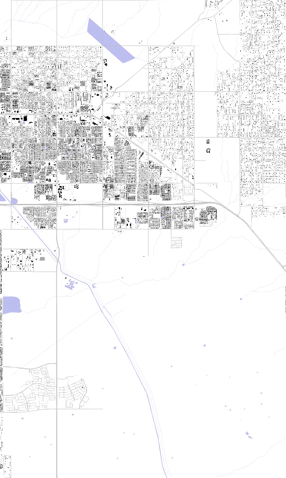 Apache Junction figure ground plan