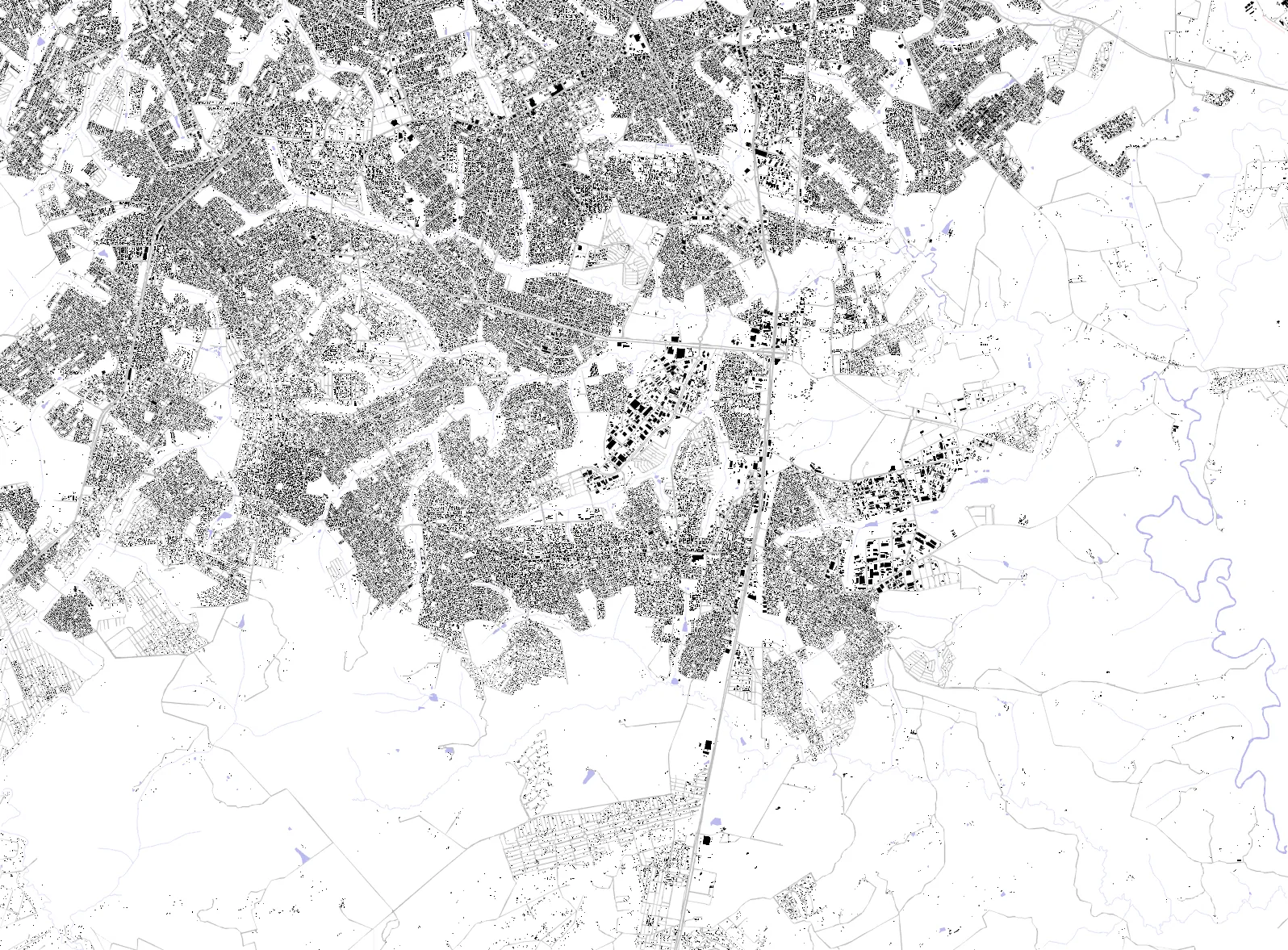 Aparecida de Goiânia Schwarzplan