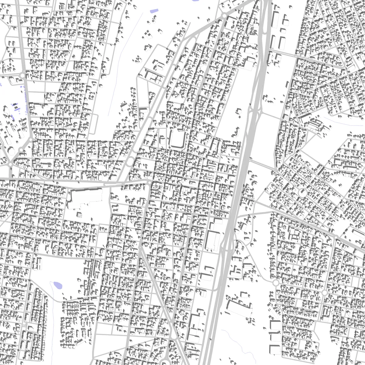 Aparecida de Goiânia Lageplan (2,5 km)