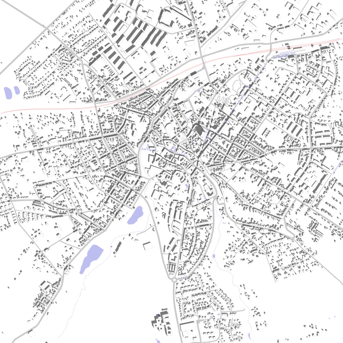 Apolda Lageplan (2,5 km)