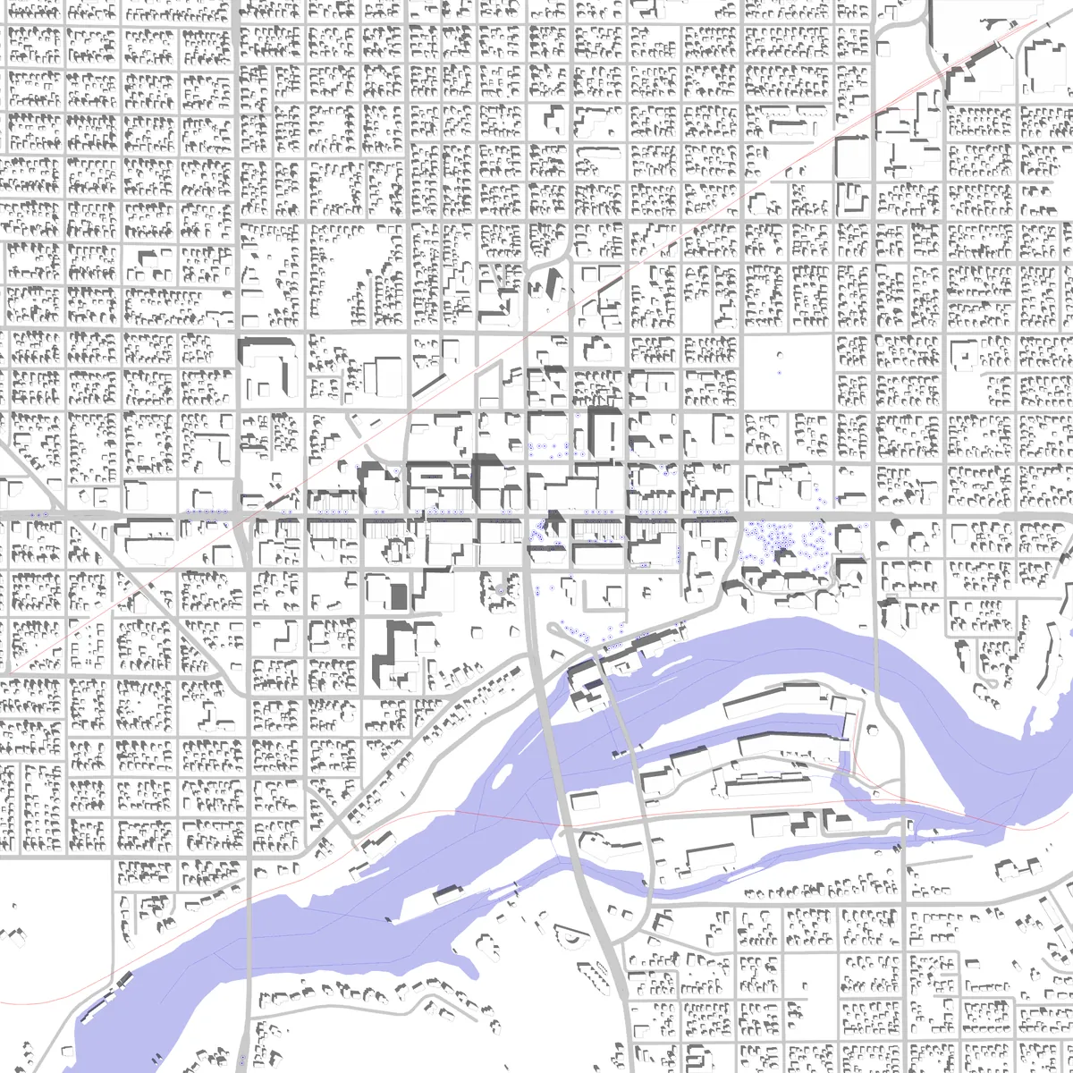 Appleton site plan (2.5 km)
