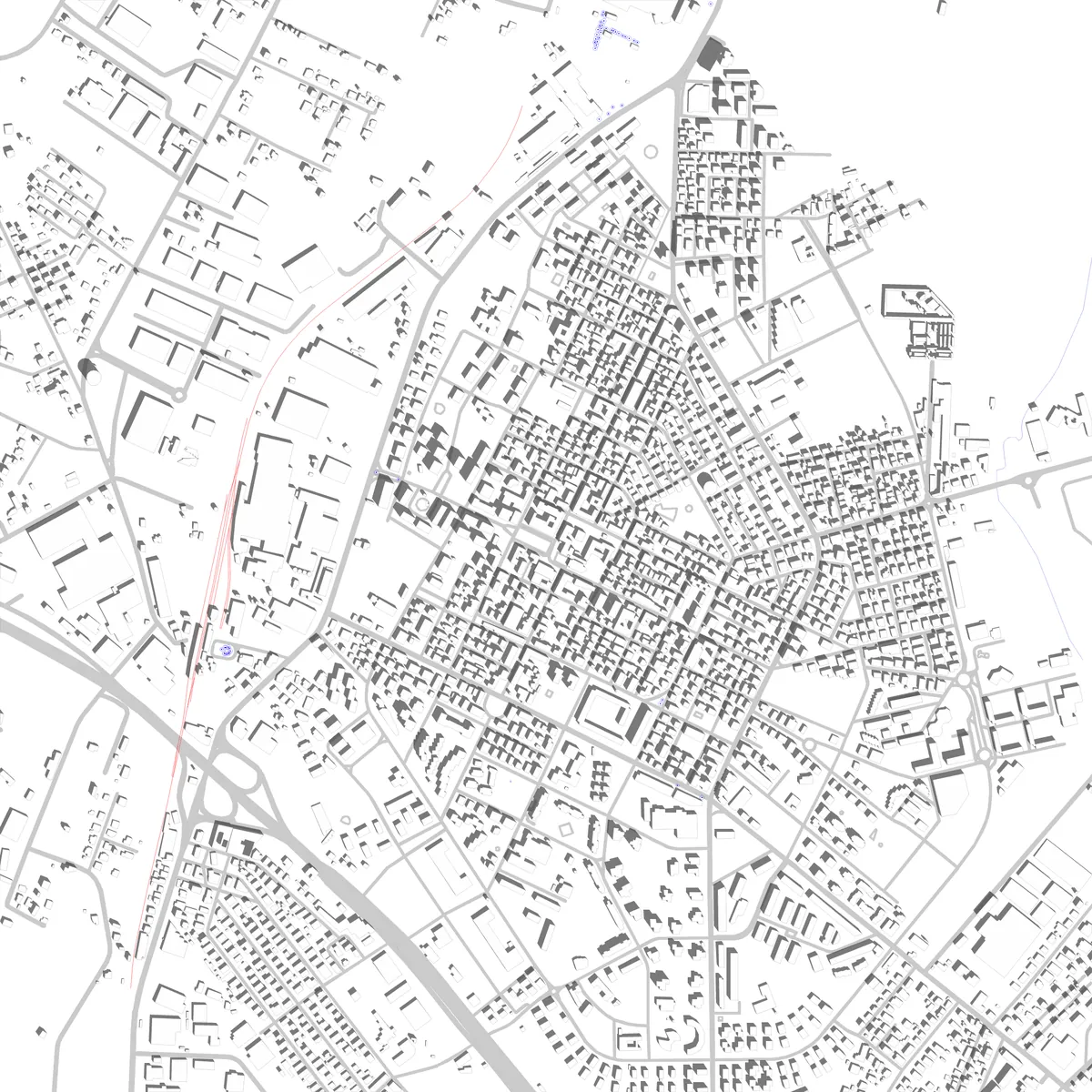 Aprilia planimetria di sito (2,5 km)