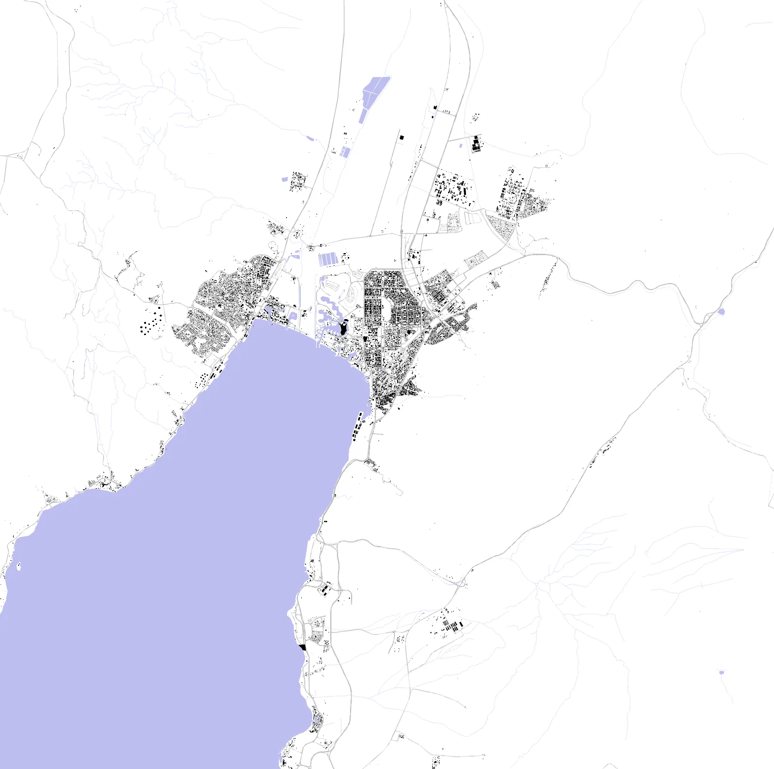 Aqaba figure ground plan