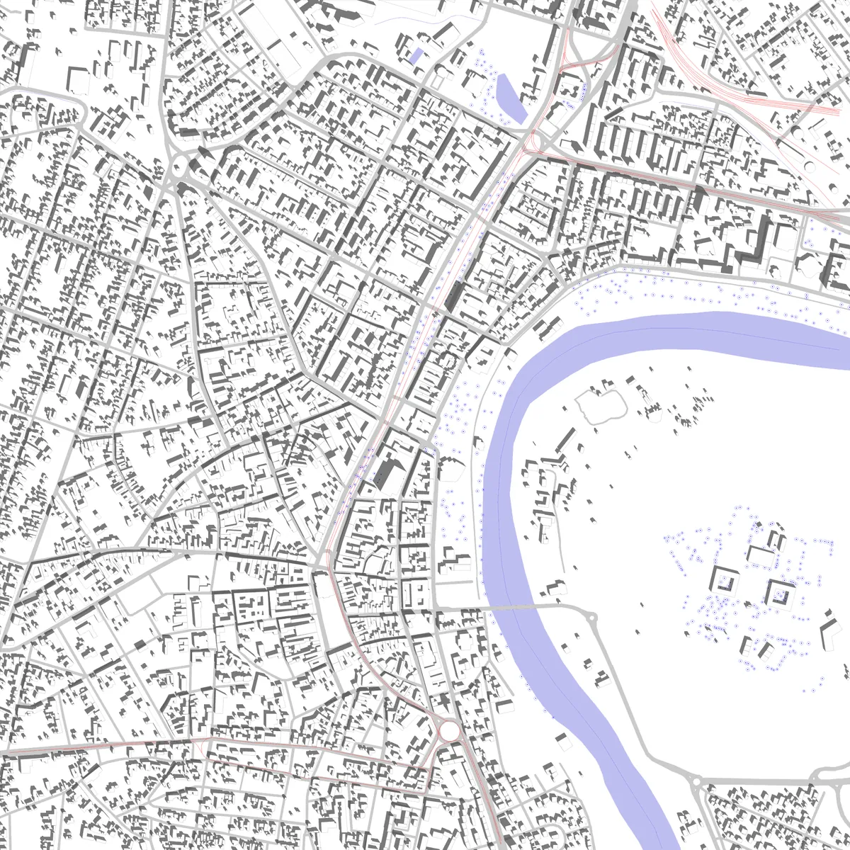 Arad site plan (2,5 km)
