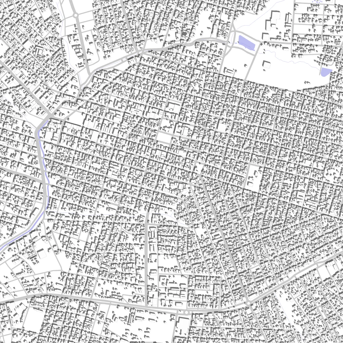 Araguaína Lageplan (2,5 km)