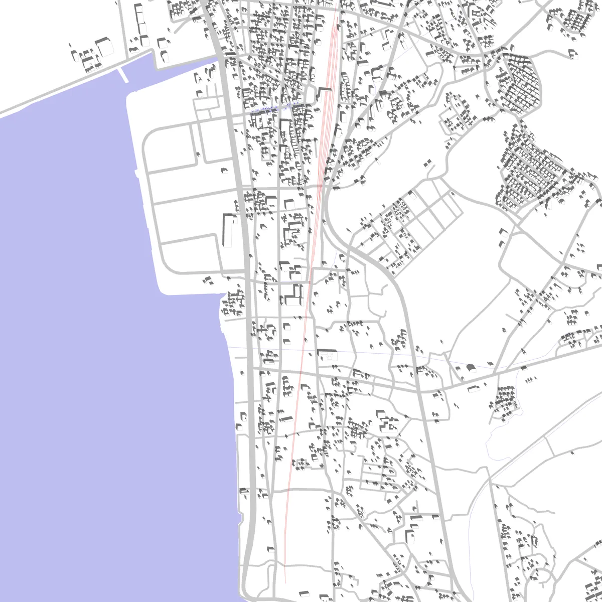 荒尾 敷地図 (2.5 km)
