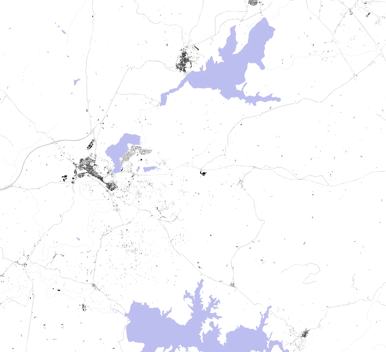 Arcos de la Frontera plano de masas