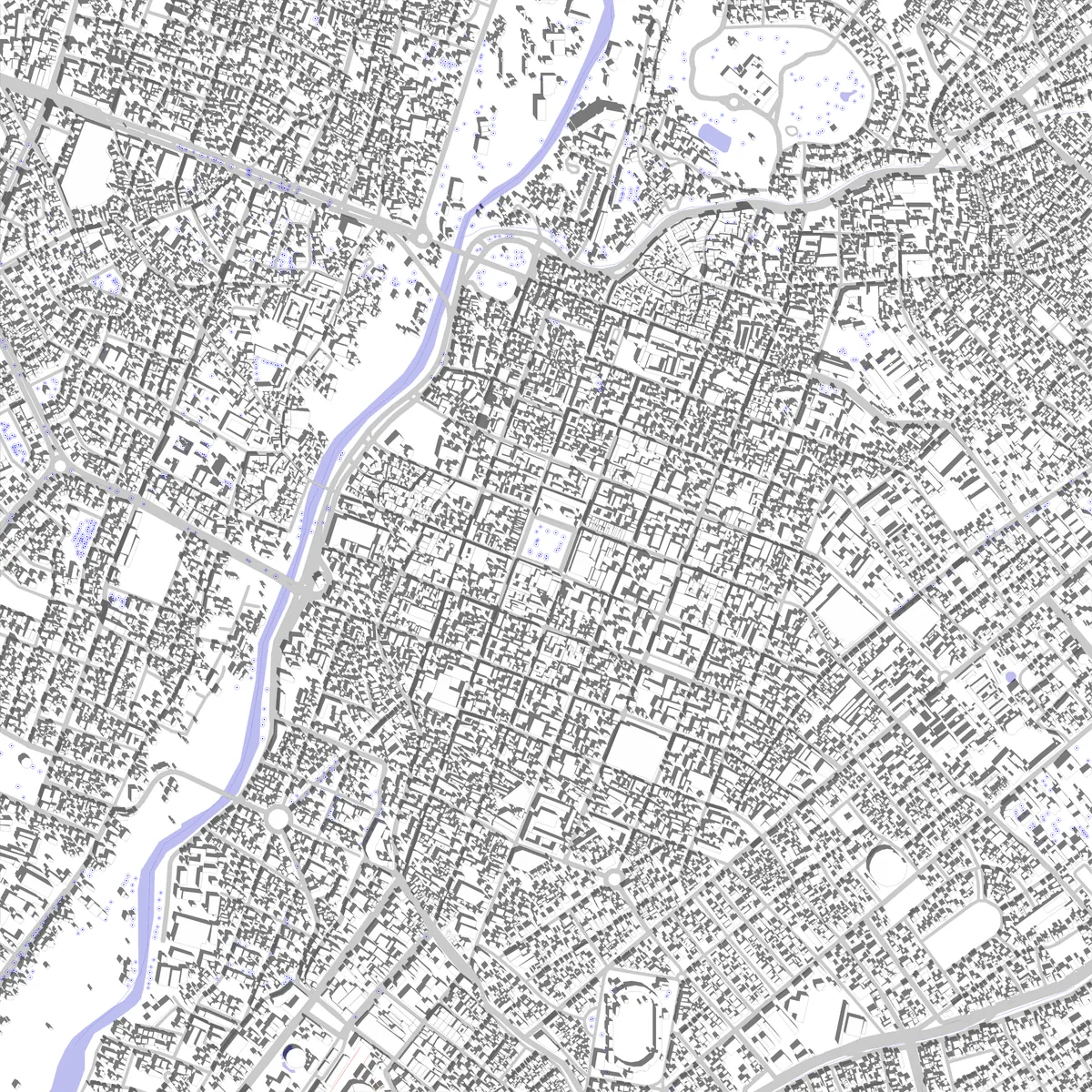 Arequipa plano de situación (2,5 km)