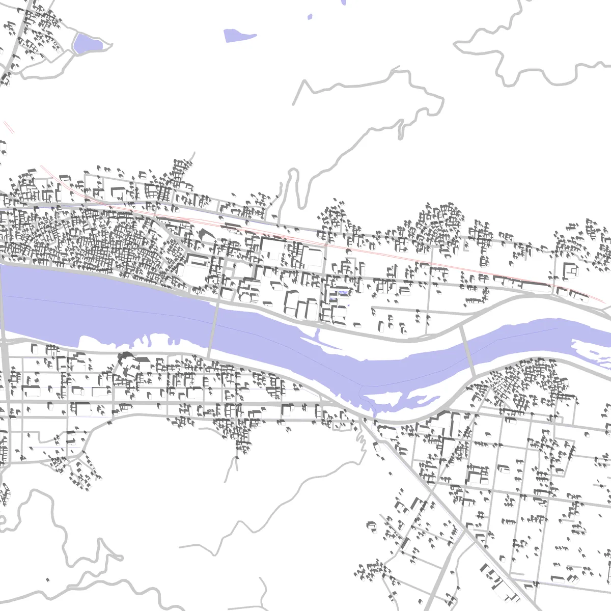 有田 敷地図 (2.5 km)