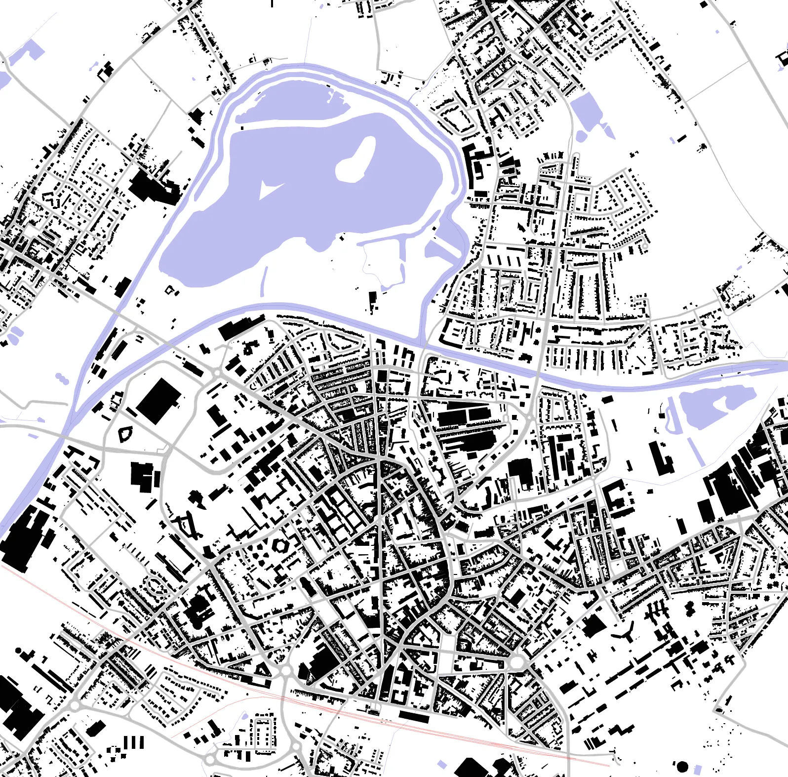 Armentières plan de masse