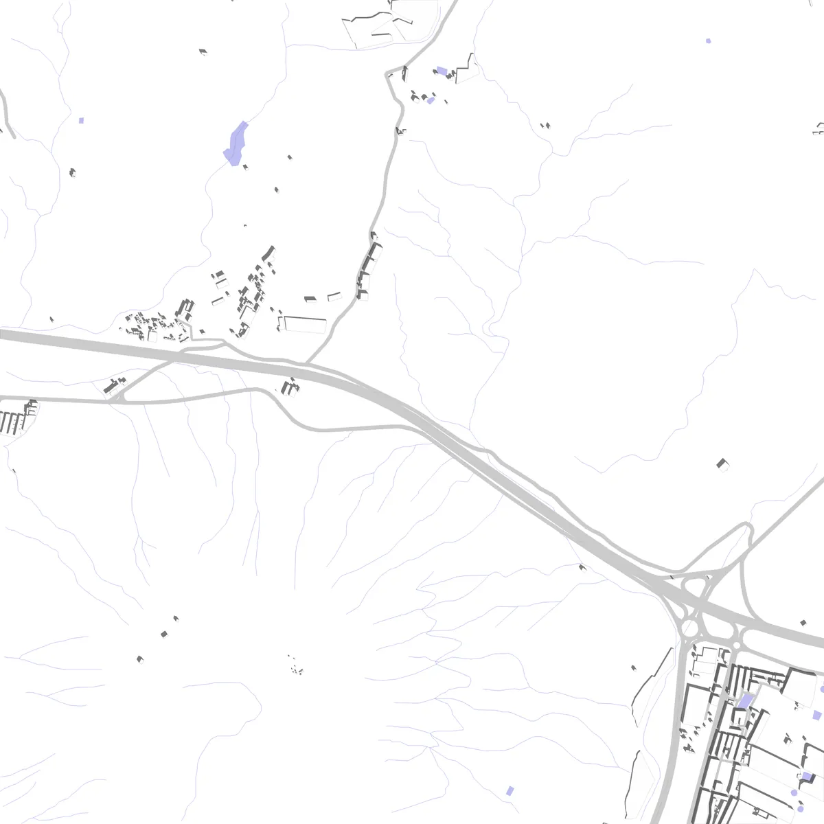 Arona plano de situación (2,5 km)