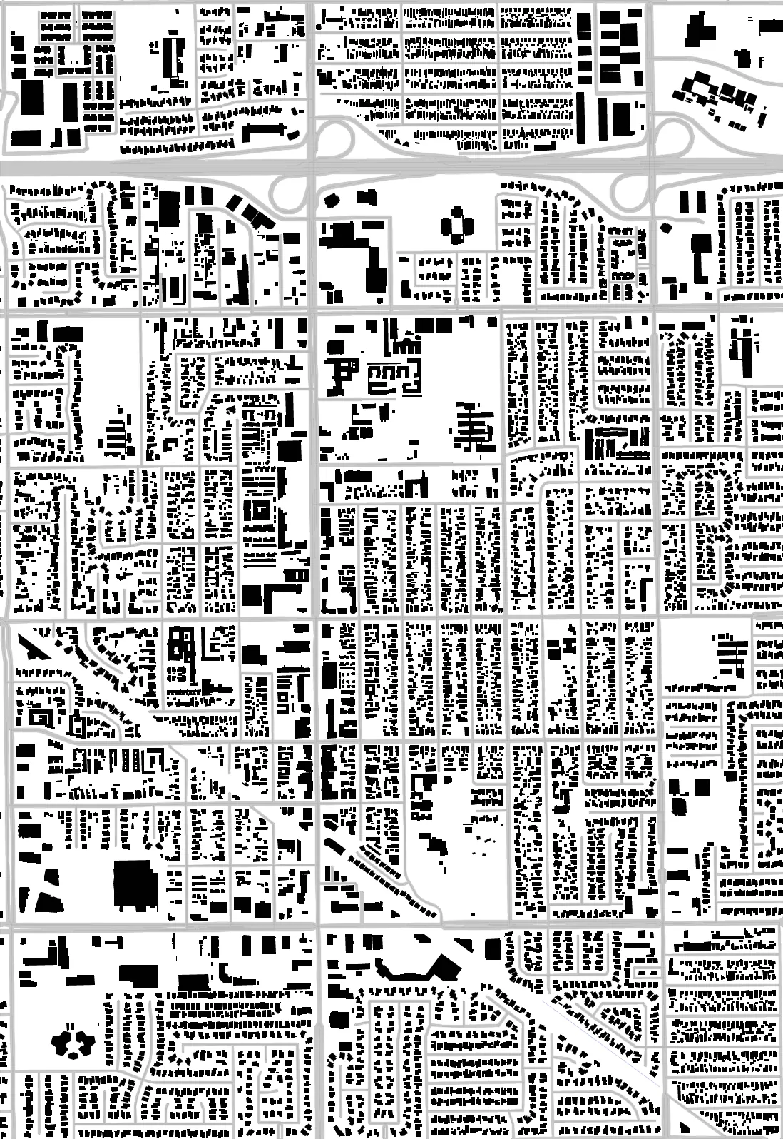 Artesia figure ground plan