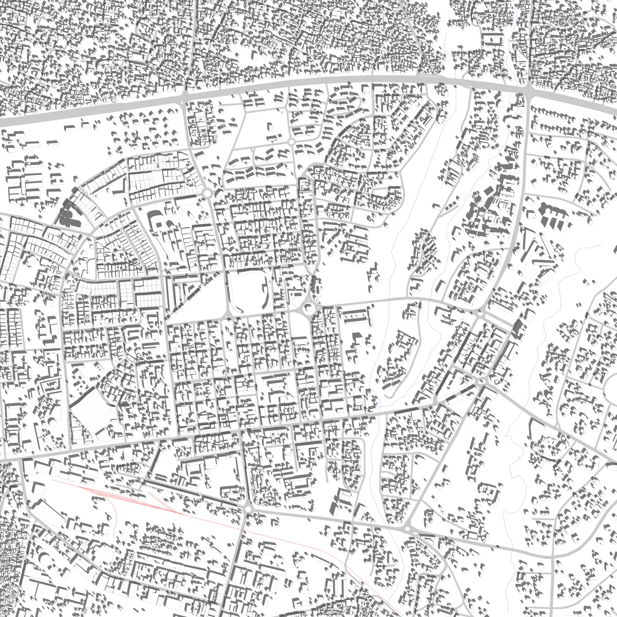 Arusha Lageplan (2,5 km)