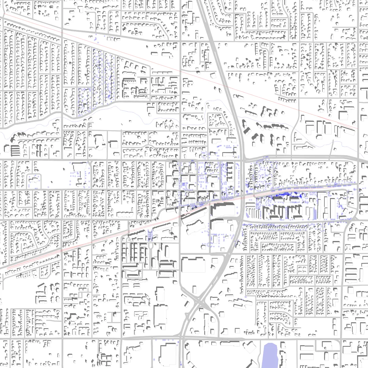 Arvada site plan (2.5 km)