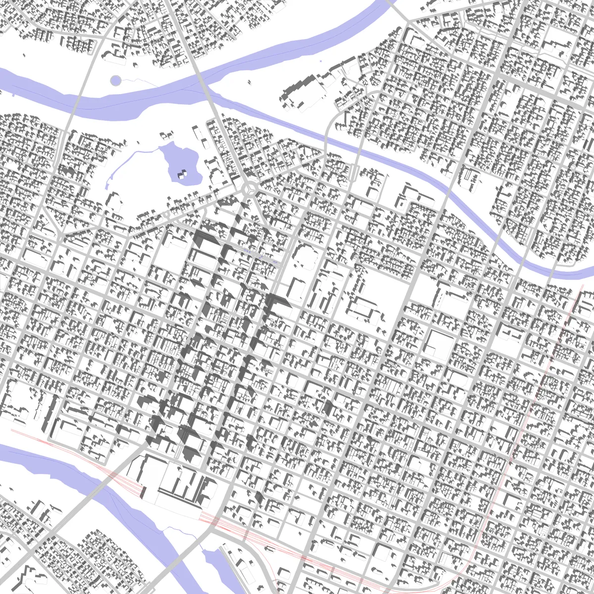 Asahikawa site plan (2.5 km)