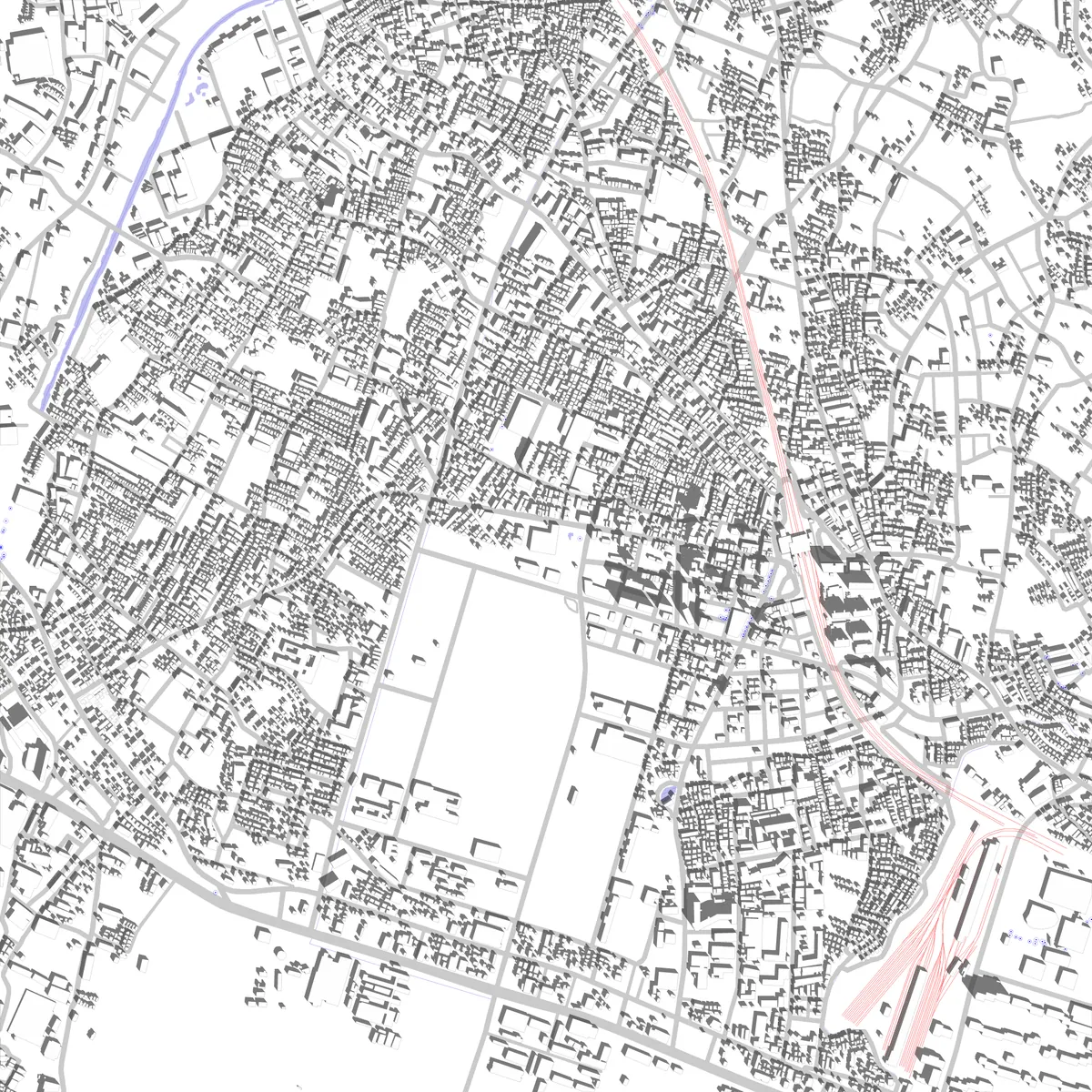 朝霞 敷地図 (2.5 km)