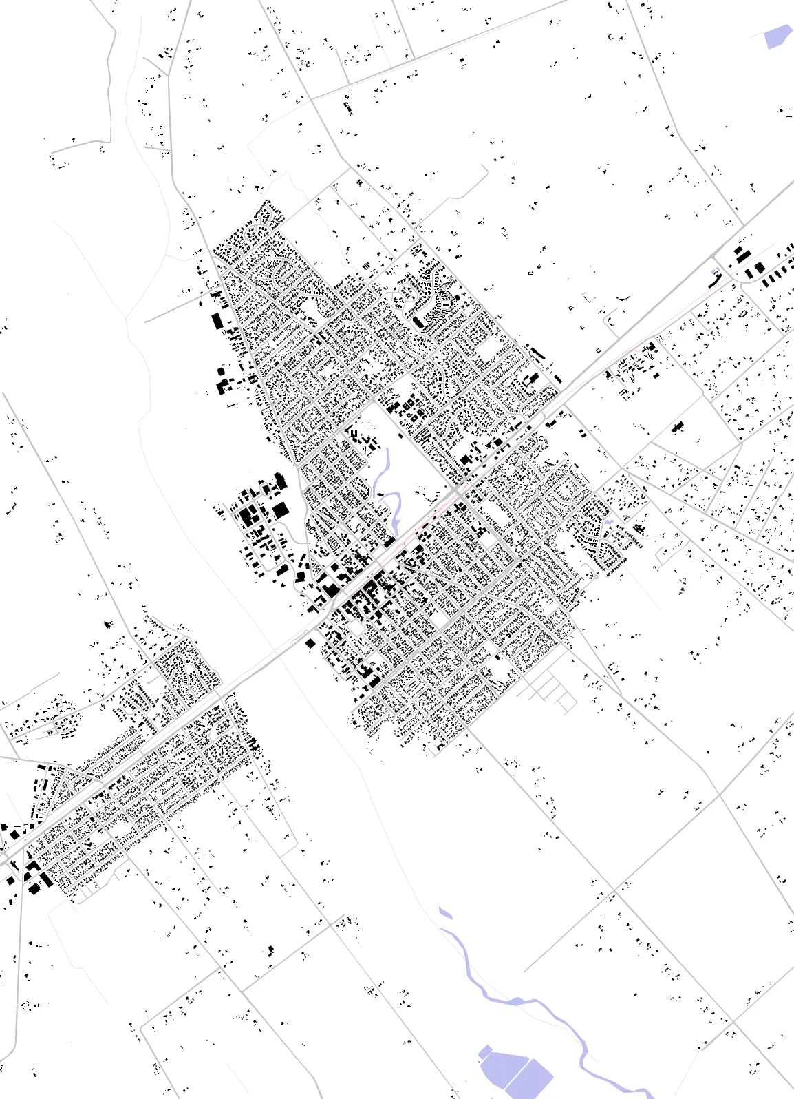 Ashburton figure ground plan