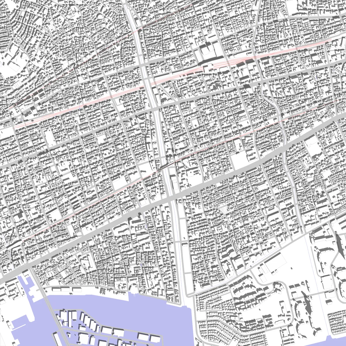 芦屋 敷地図 (2.5 km)