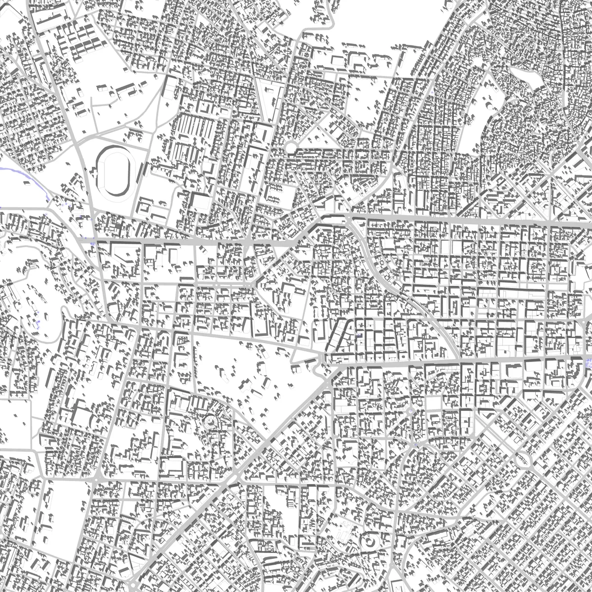 Asmara Lageplan (2,5 km)