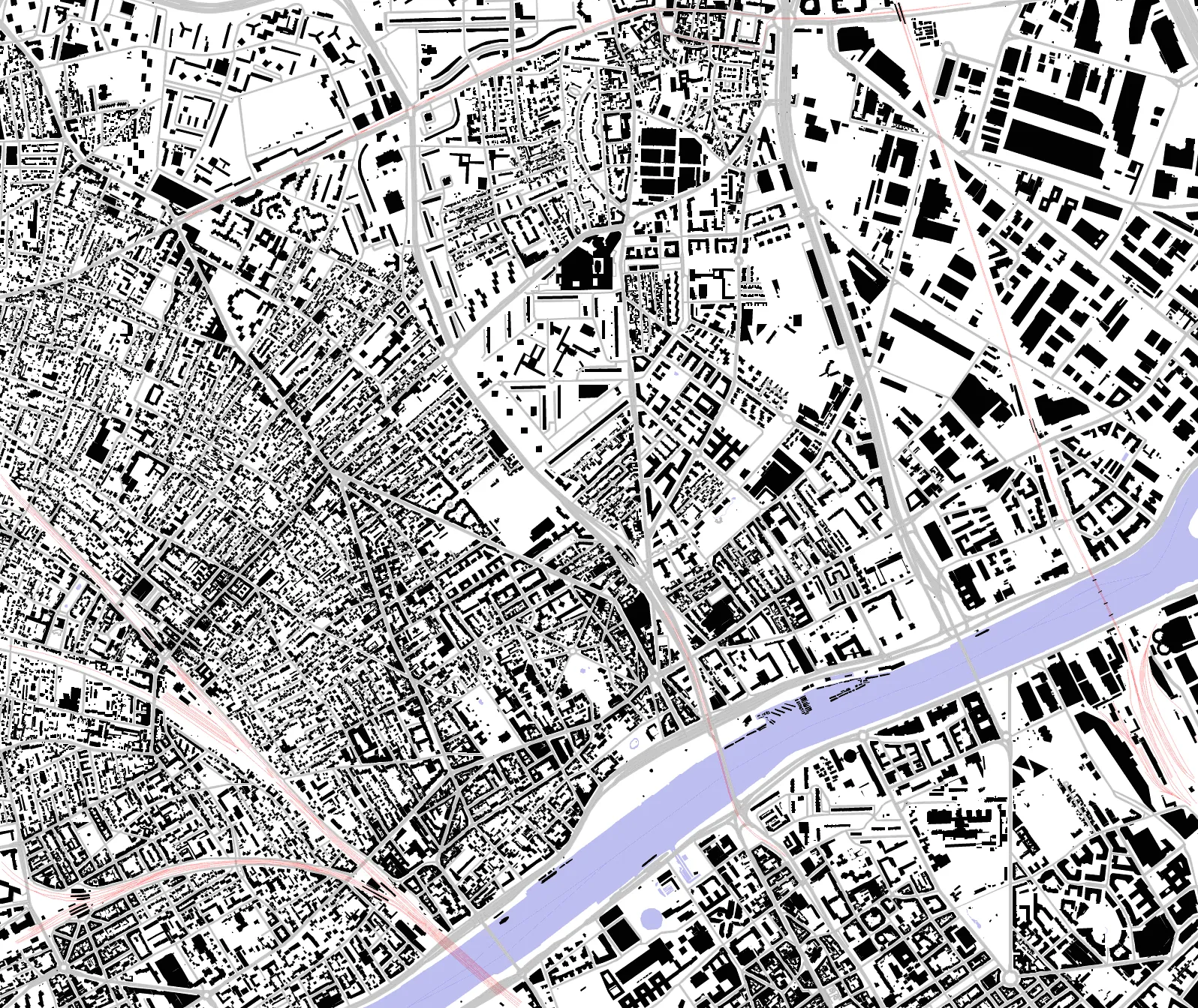 Asnières-sur-Seine plan de masse